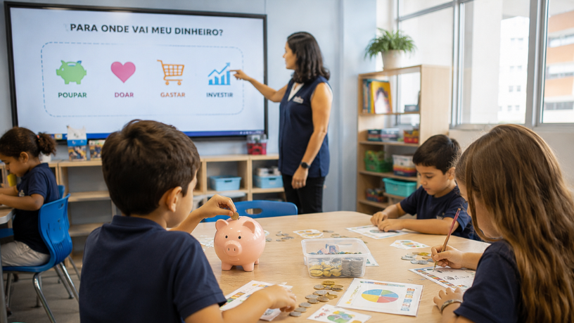 O papel da educação financeira infantil na formação de uma sociedade economicamente sustentável